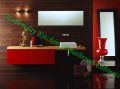 Green Bathroom Cabinets