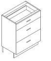 Three Drawers Base Unit