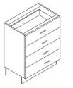 4 Drawers Base Unit
