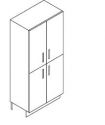 Tall Unit With 4 Doors