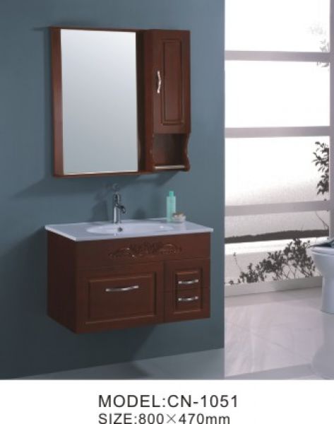 Green Bathroom Cabinets