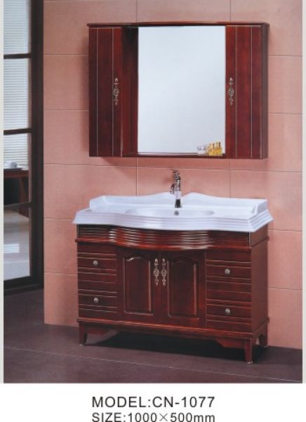Chrome Frame Bathroom Vanity Cabinet