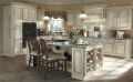 White Glazed Maple Kitchen Cabinets